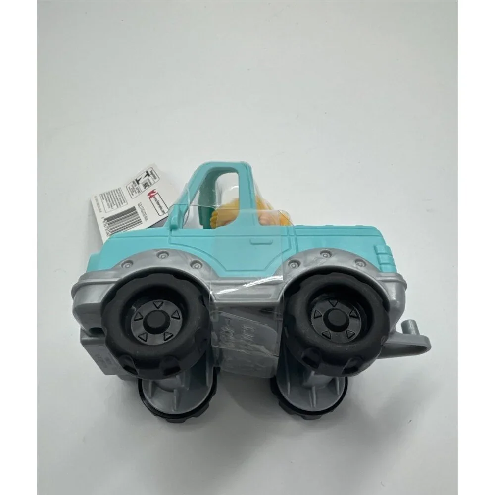 Fisher Price Little People Blue Jeep with Girl Figure Set Pretend Play Toy NEW
